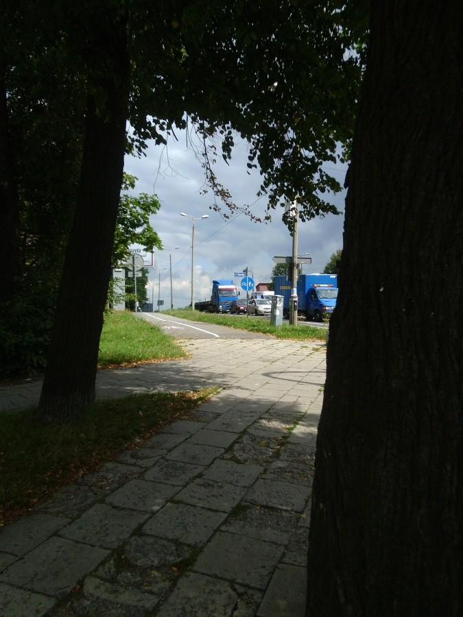 Sosnowiec Zagórze - Początek ścieżki rowerowej na MEC-u
