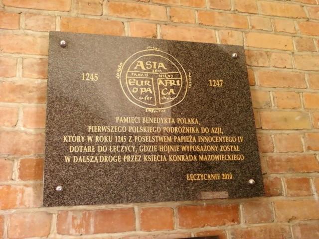 Tablica ku czci Benedykta Polaka
