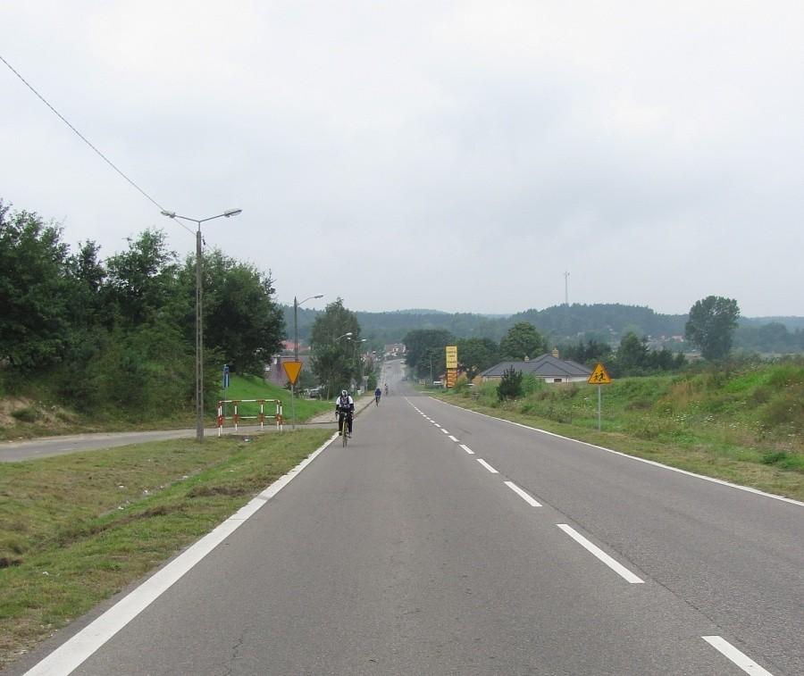 Baśka i Wojtek na jednym z minipodjazdów za Wolinem