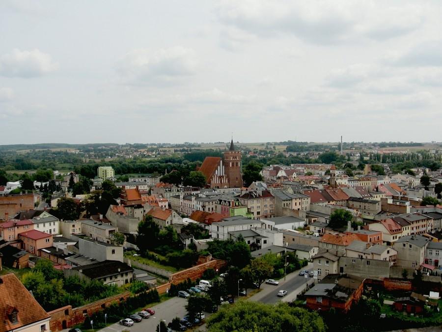 Brodnica - widok z wieży