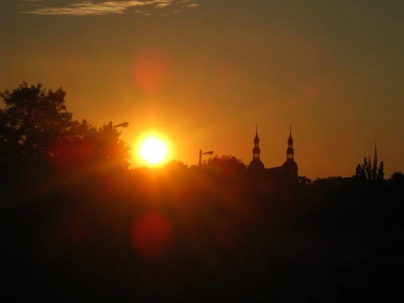 Zachód nad Łowiczem