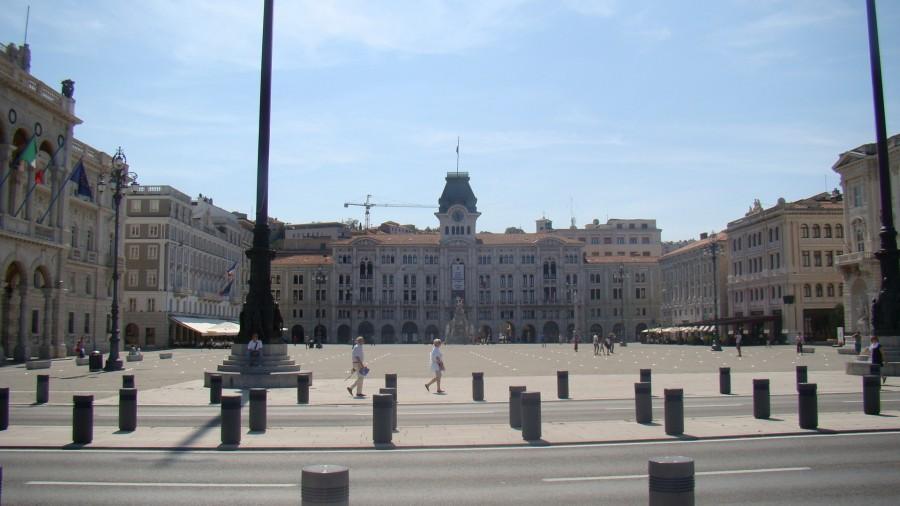 Główny plac w Trieście
