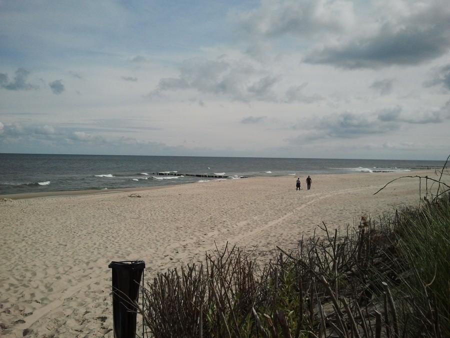 Plaża w okolicy Chałup w prawo