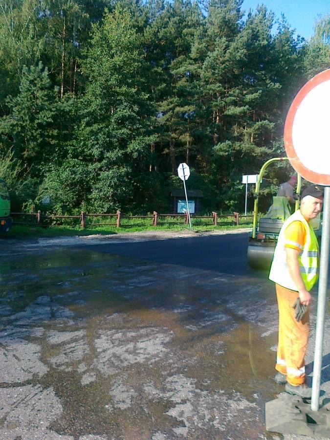 Uwaga remont drogi. Zamknięte