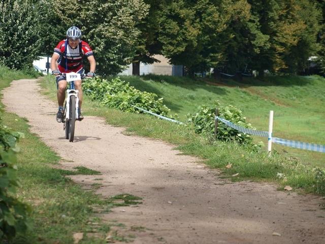 MTB Nowa Sól - wjazd na metę