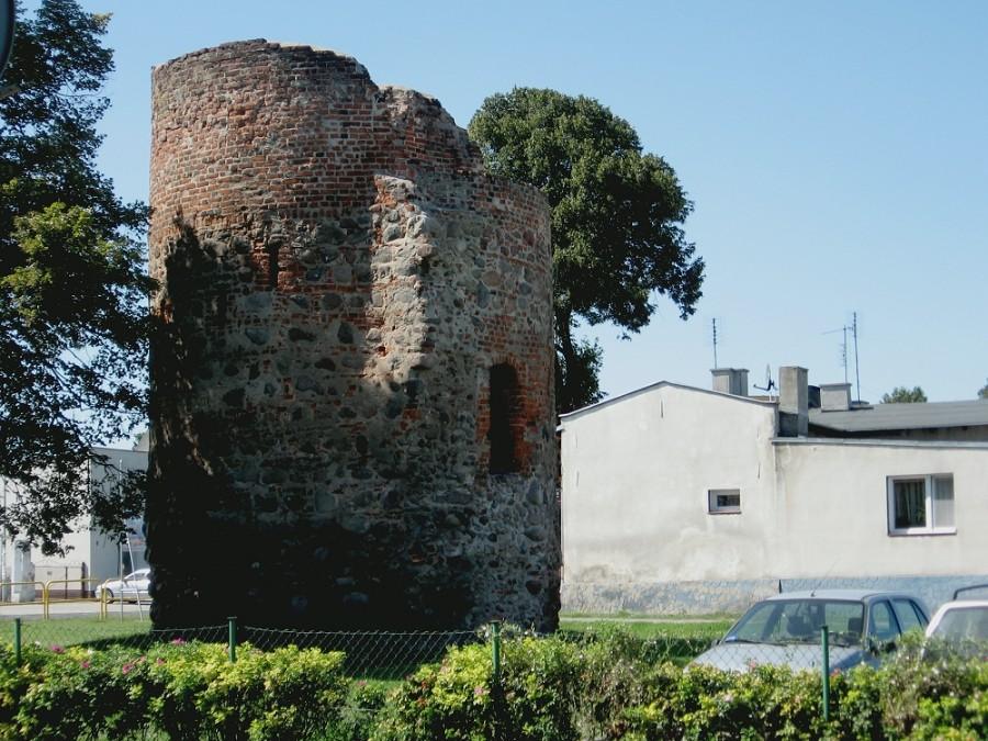 Kowalewo Pomorskie-fragment baszty murów obronnych