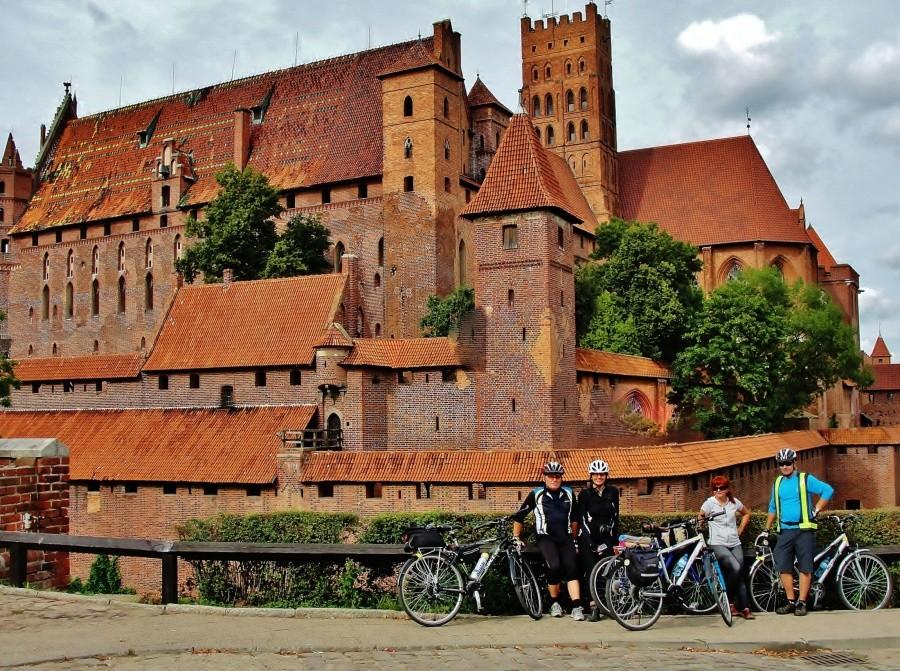 Zamek w Malborku.