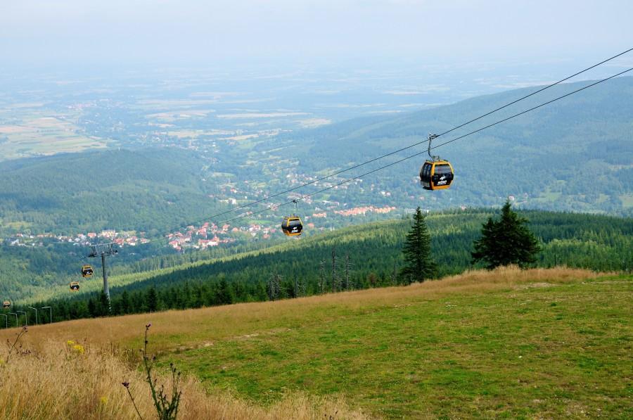 ...i widok na kolejkę z góry