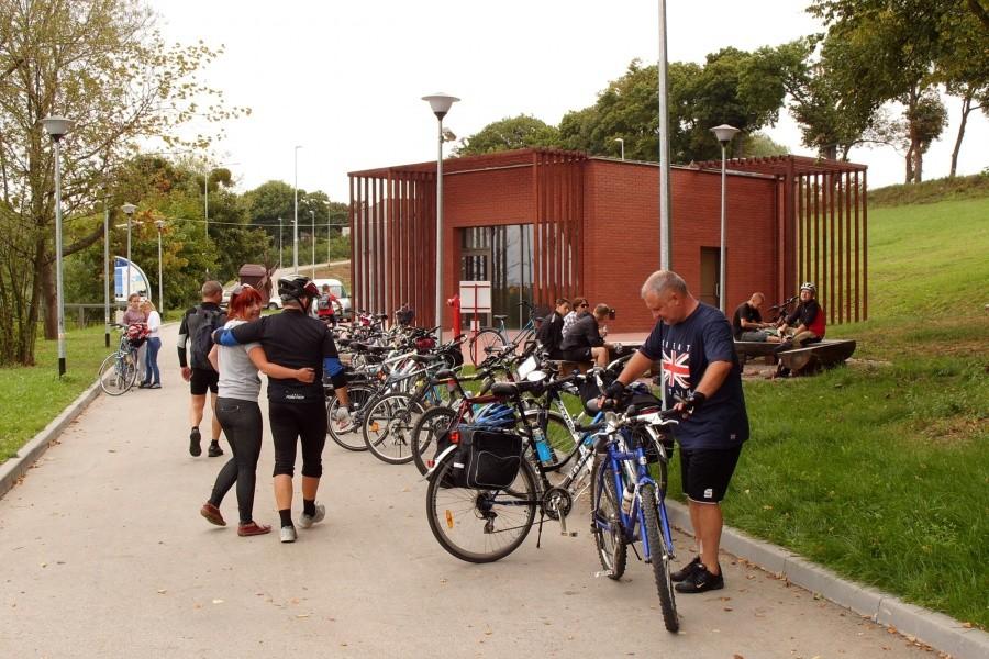 Spotkanie z rowerzystami ze Sztumu w Białej Górze