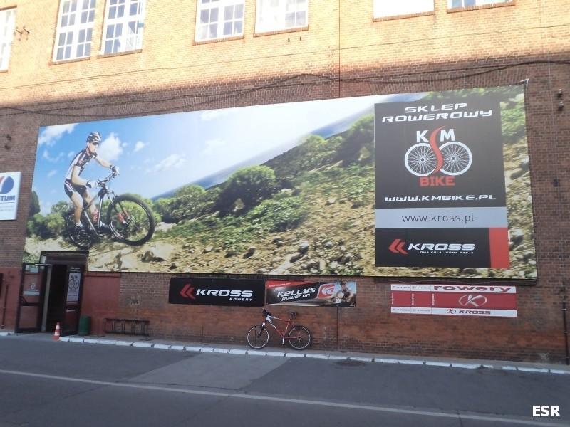Wielkoformatowy baner KM Bike