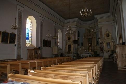 wnętrze kościoła Krasnopolskiego
