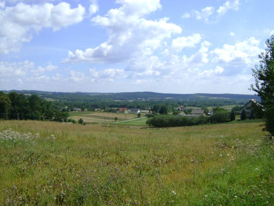 Widok na Góry Świętokrzyskie