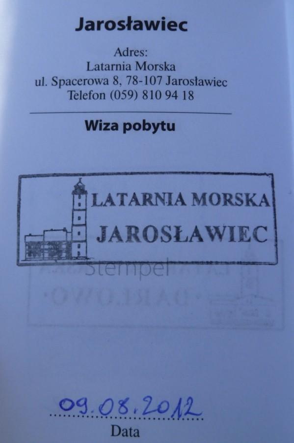 Wiza z latarni Jarosławiec