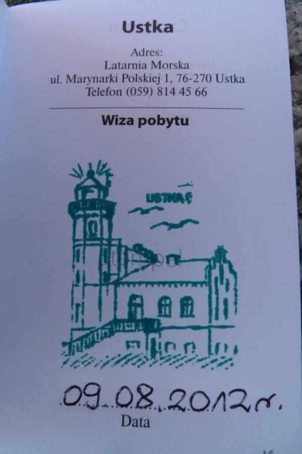 Wiza z latarni w Ustce