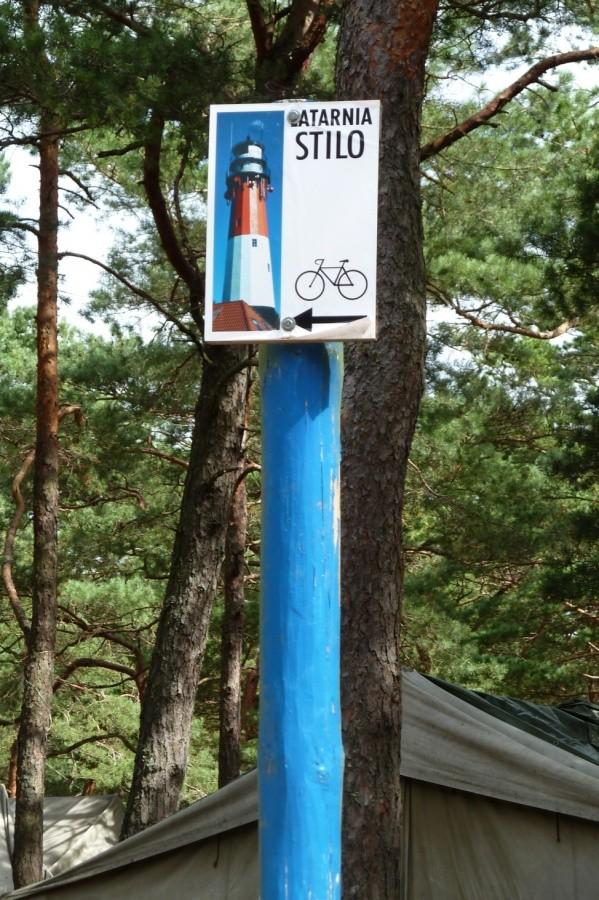 Drogowskaz nieopodal Stilo