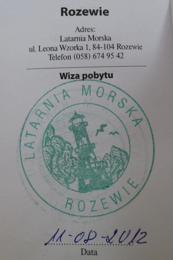 Wiza z latarni Rozewie