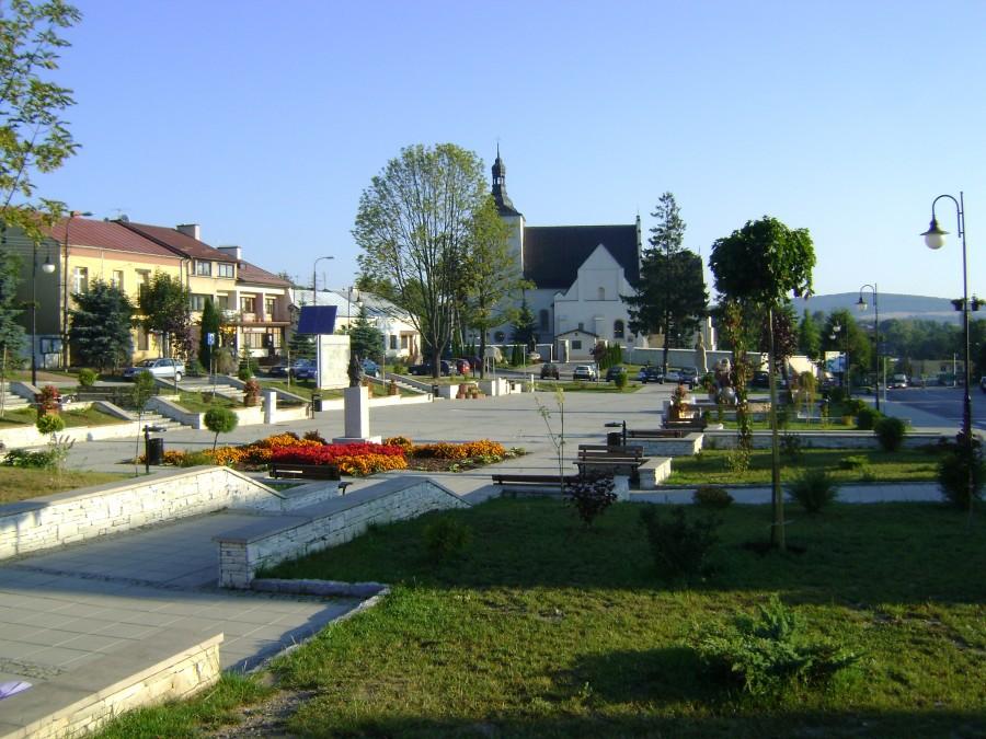 Skwerek w Łagowie
