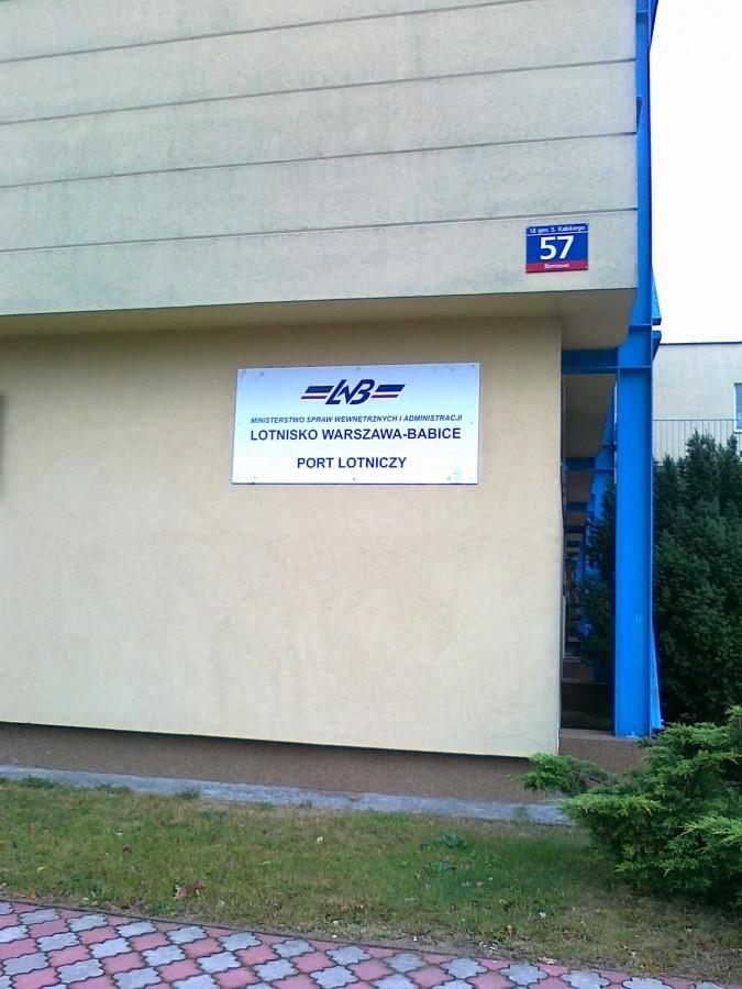 Terminal Lotniska Warszawa -Babice :)