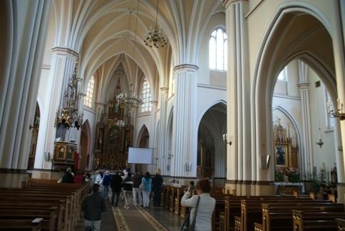 wnętrze kościoła Rajgrodzkiego