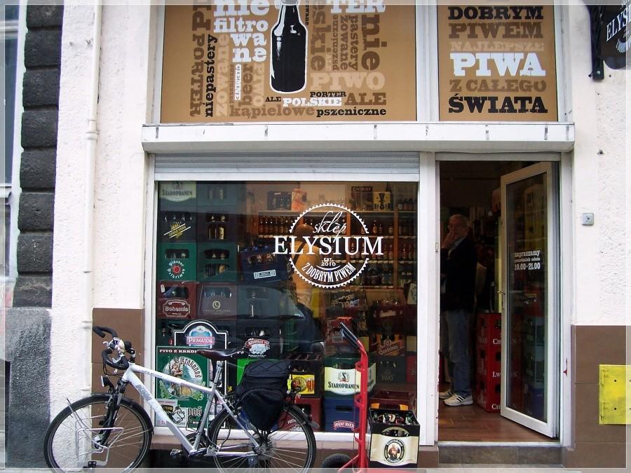 Elysium – sklep z dobrym piwem. Szczecin, ul. Monte Cassino 4.