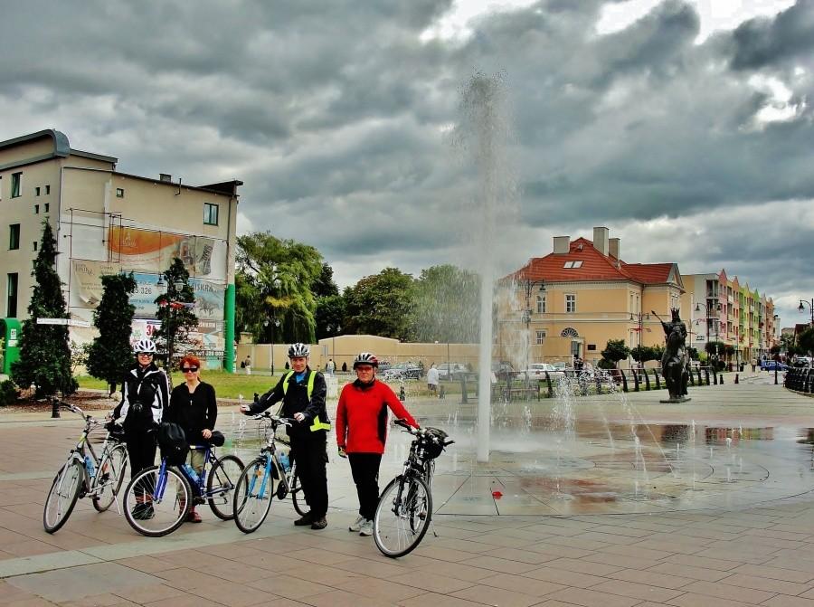 Fontanna w Malborku.