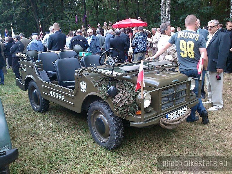 Rocznica bitwy pod Ewiną. Samochód wojskowy auto union.