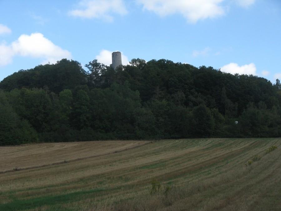 Widok ruin - objazd trasy BSOrientu