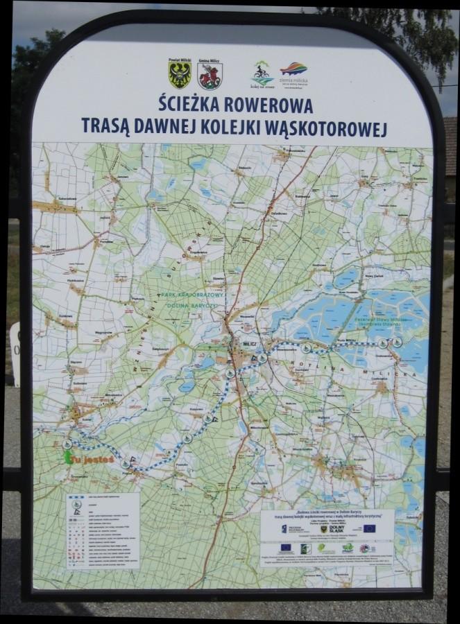 Mapa ścieżki rowerowej