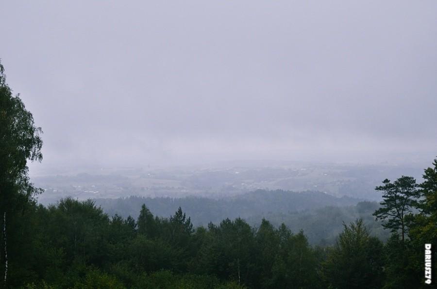 Brzanka widok na Beskid Niski
