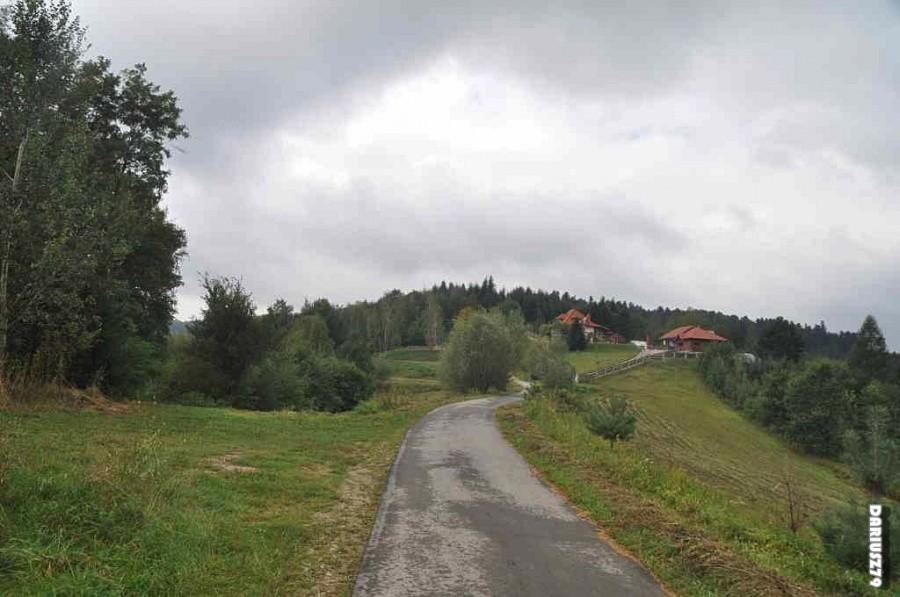 Wjazd na Brzanke od strony Ryglic