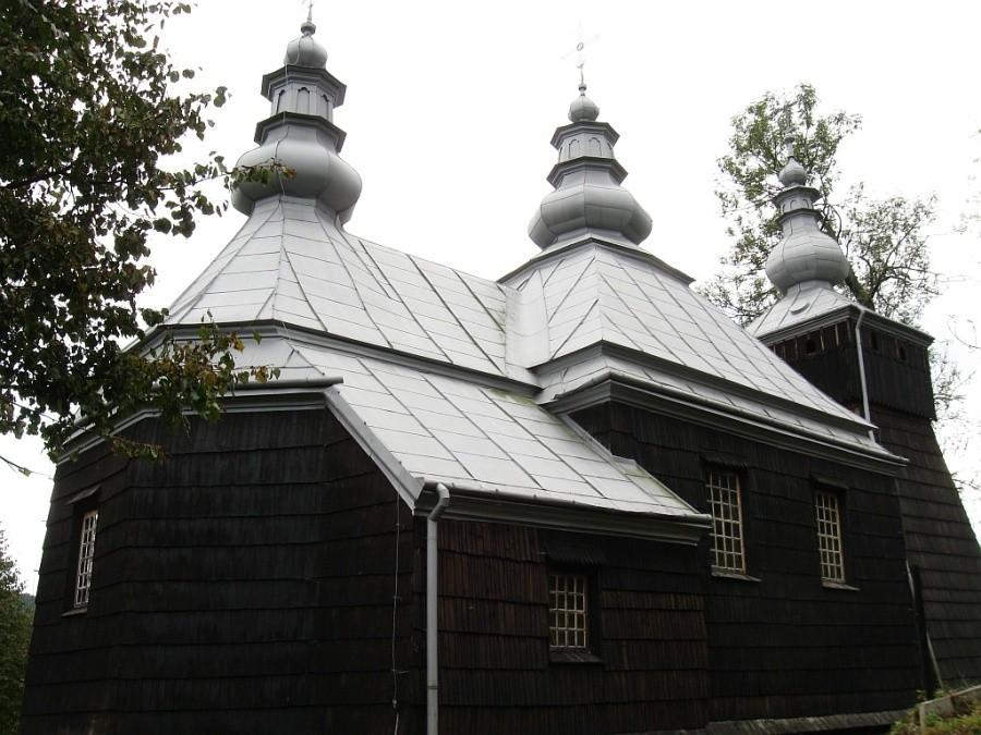 Leszczyny i tamtejsza cerkiew.