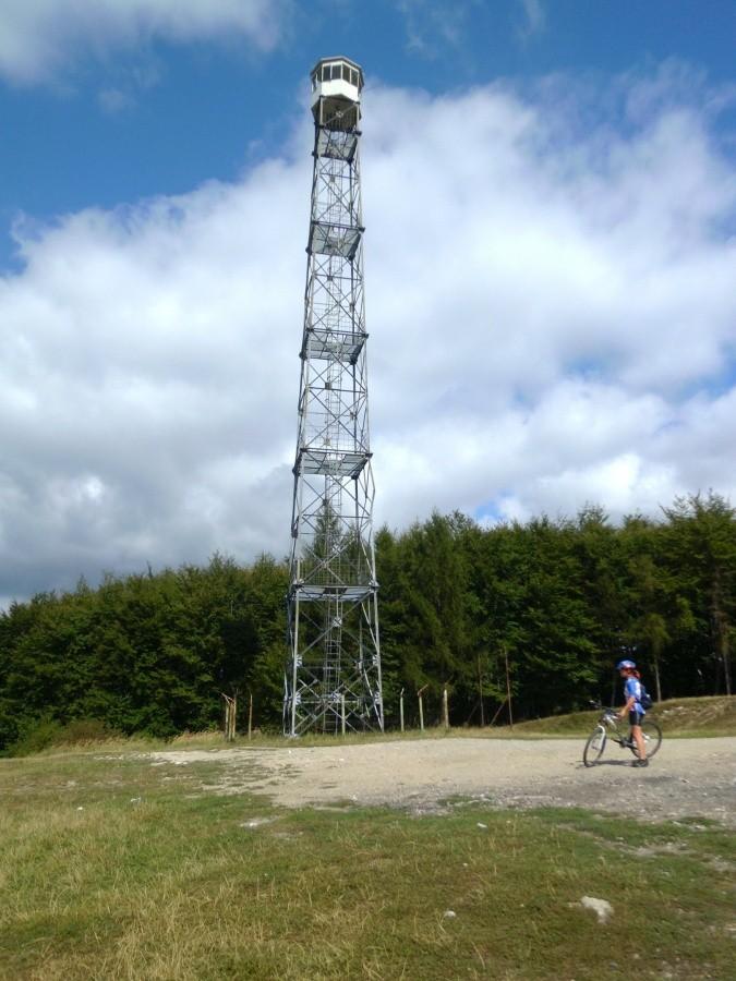 Objazd trasy BSOrient - wieża widokowa w Kluczach