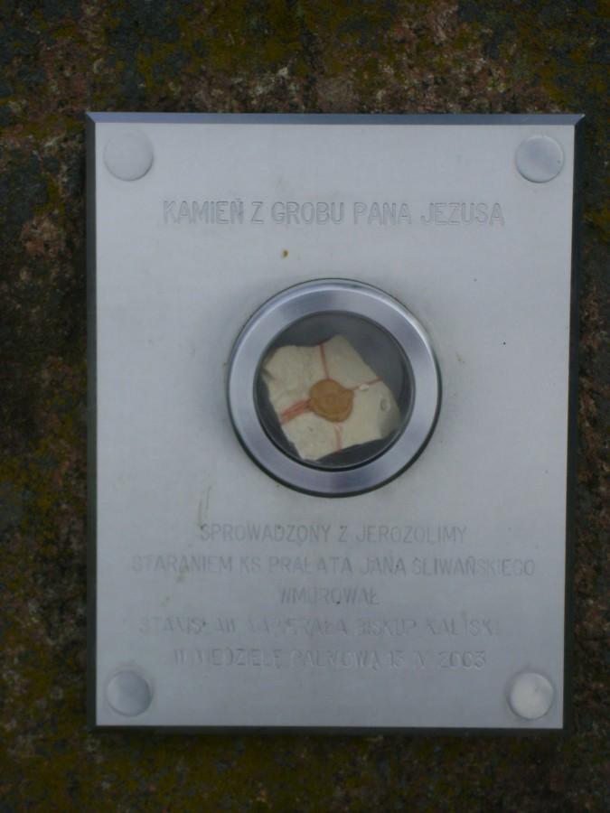 Kamień z grobu Jezusa w Jerozolimie