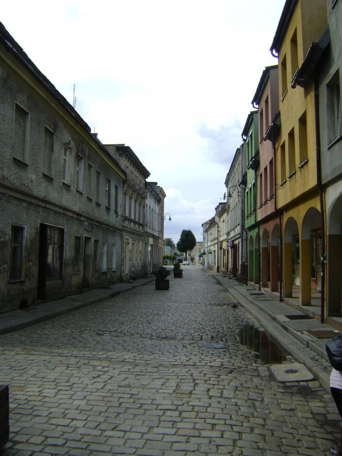 Brukowe ulice Bierutowa