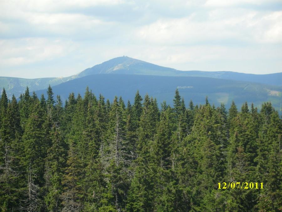 widok na Śnieżkę