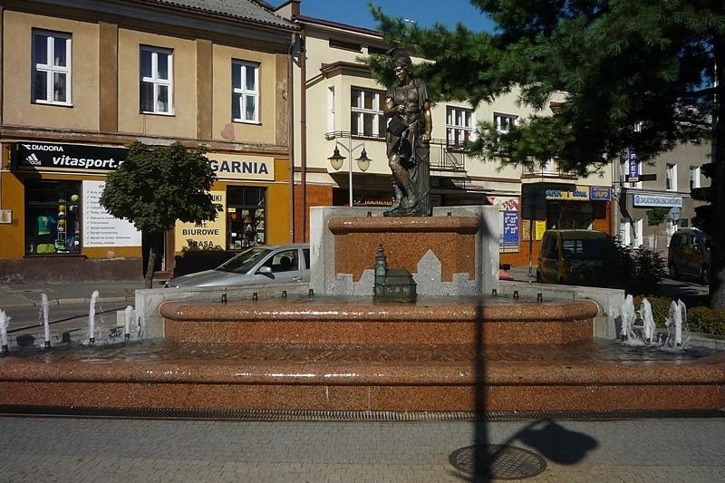 I jeszcze jedna fontanna w Andrychowie