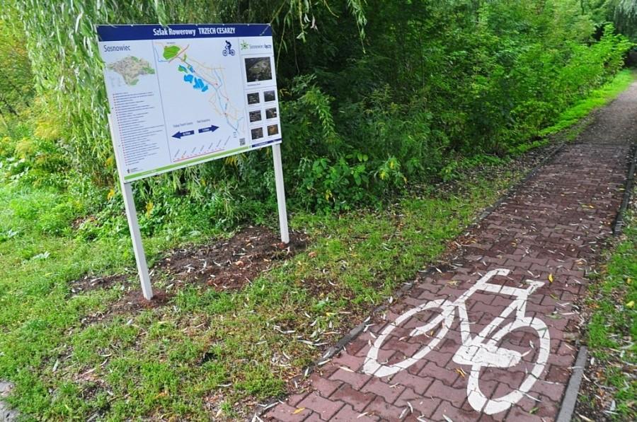 Szlak rowerowy trzech cesarzy - Sosnowiec Milowice