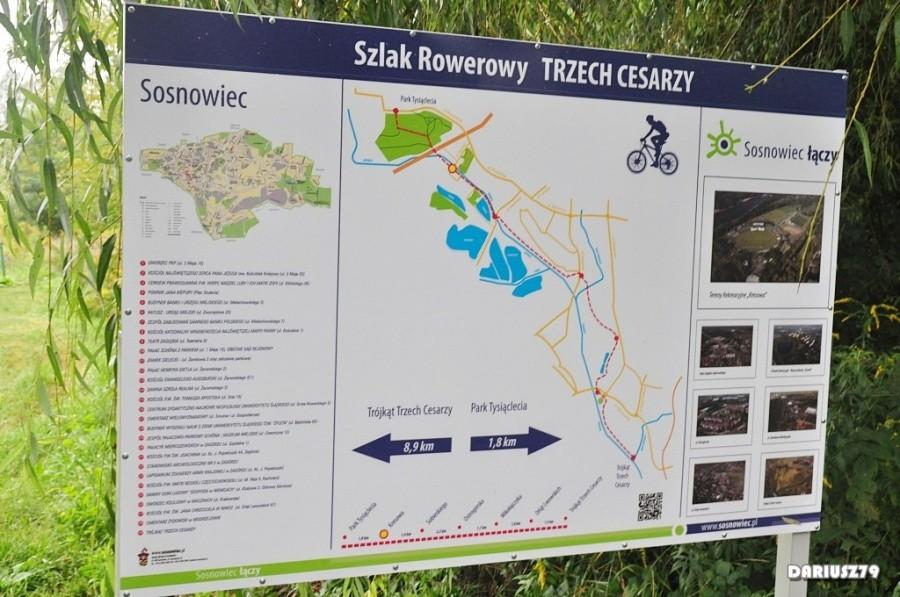 Szlak rowerowy trzech cesarzy - Sosnowiec Milowice