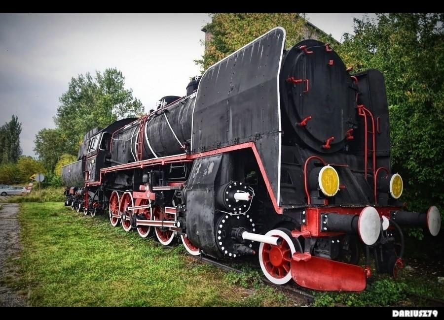 ŁAZY - Parowóz Ty45-421