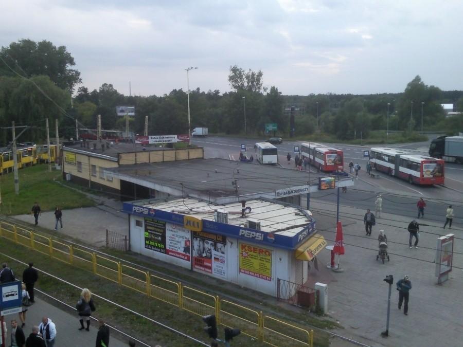 Widok z kładki nr 2