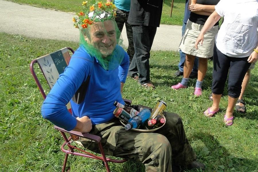 Oprócz prezentów był też wianek:)