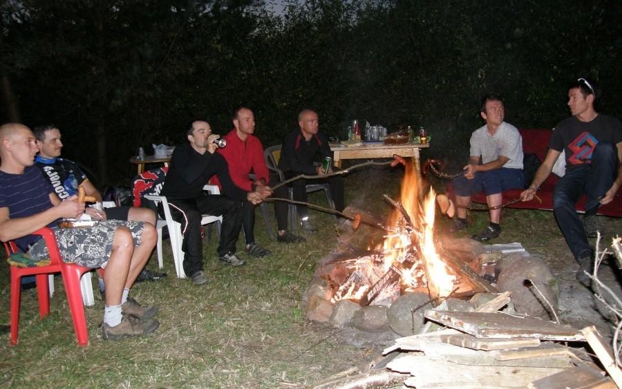 Kiełbaski, piwko i takie tam poszły w ruch :)