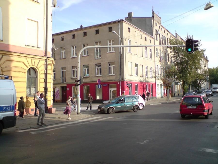 Wypadek na Żeromskiego w Łodzi