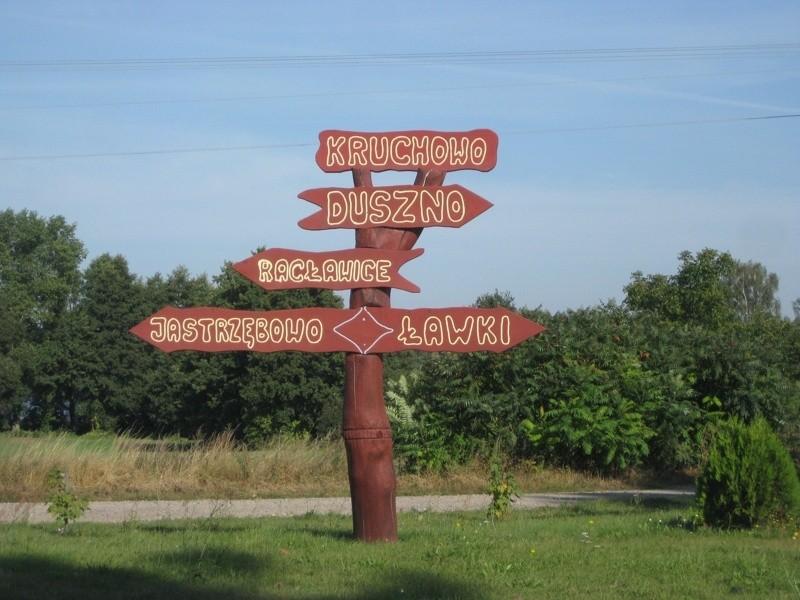 Ładny słup informacyjny