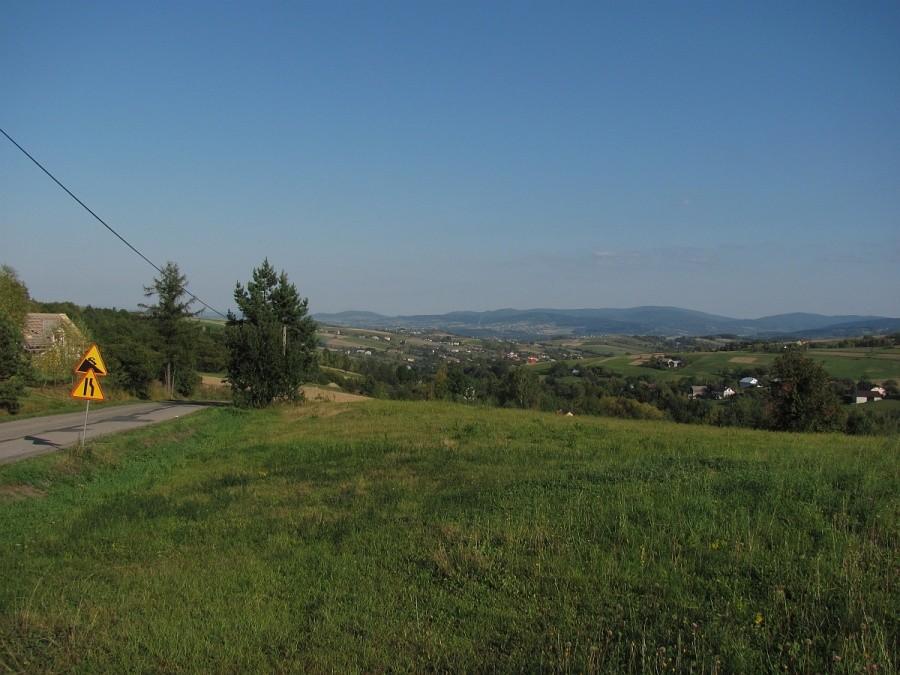 nad podjazdem w Bystrej