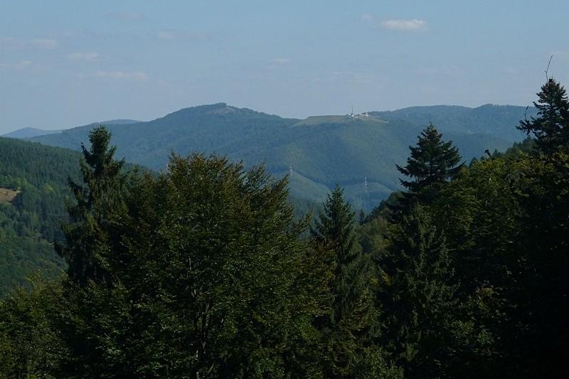 Widok z Przegibka na Żar
