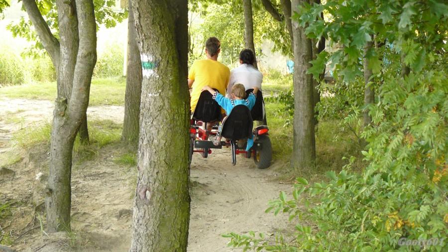 Rowerek rodzinny-przeprawowy :P