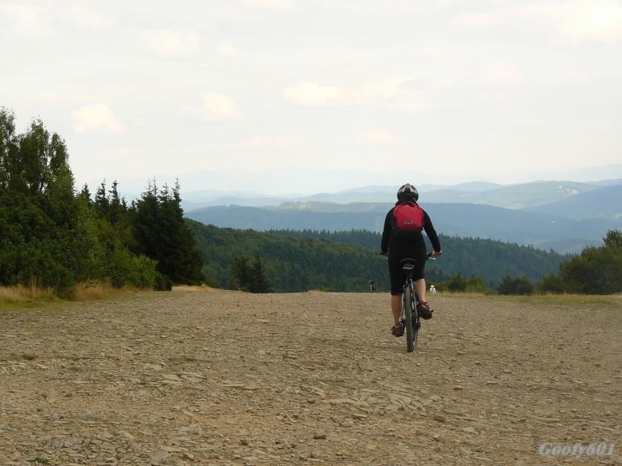 Z widokiem na Beskid Śląsko-Moravski.