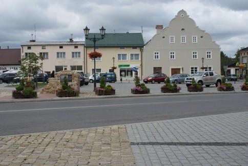 na rynku w Siewierzu