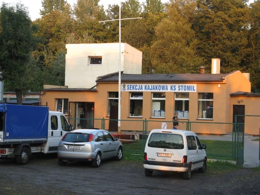 Jedna z sekcji kajakowych nad Wartą